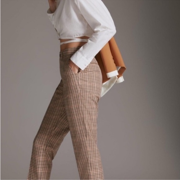Women chinos - Beige Checkered plaid Chinos 
Size 25, mid rise
Scotch and Soda - Picture 12 of 16
